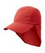 Casquette légionnaire enfant rouge Result Headwear-2