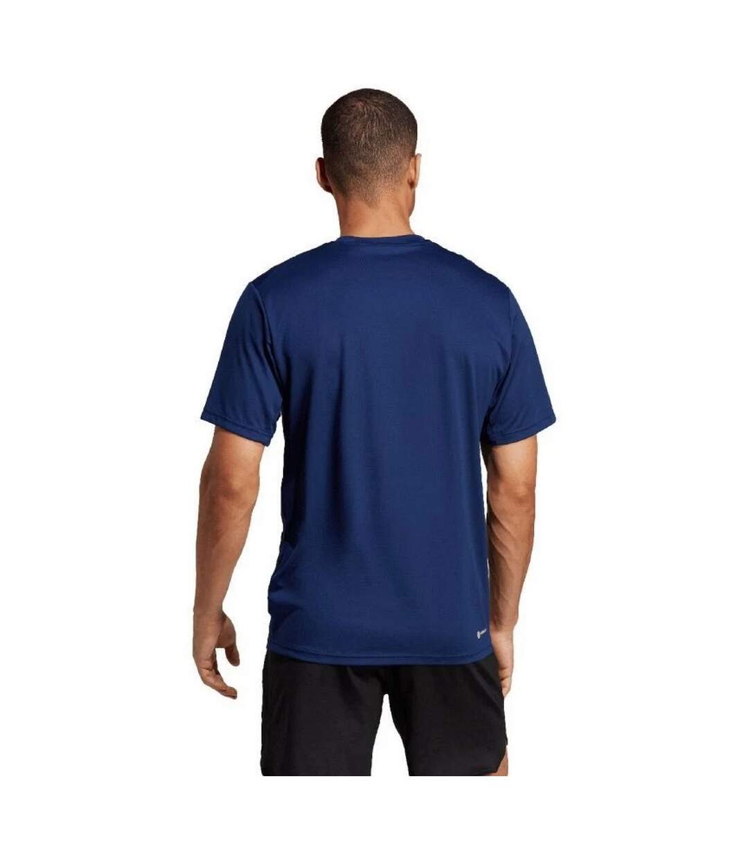 T-shirt Entraînement Essentials Homme Bleu Marine Foncé Adidas-3