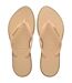 Womens/ladies Glitter Pointed Flip Flops Golden Brown Havaianas-2