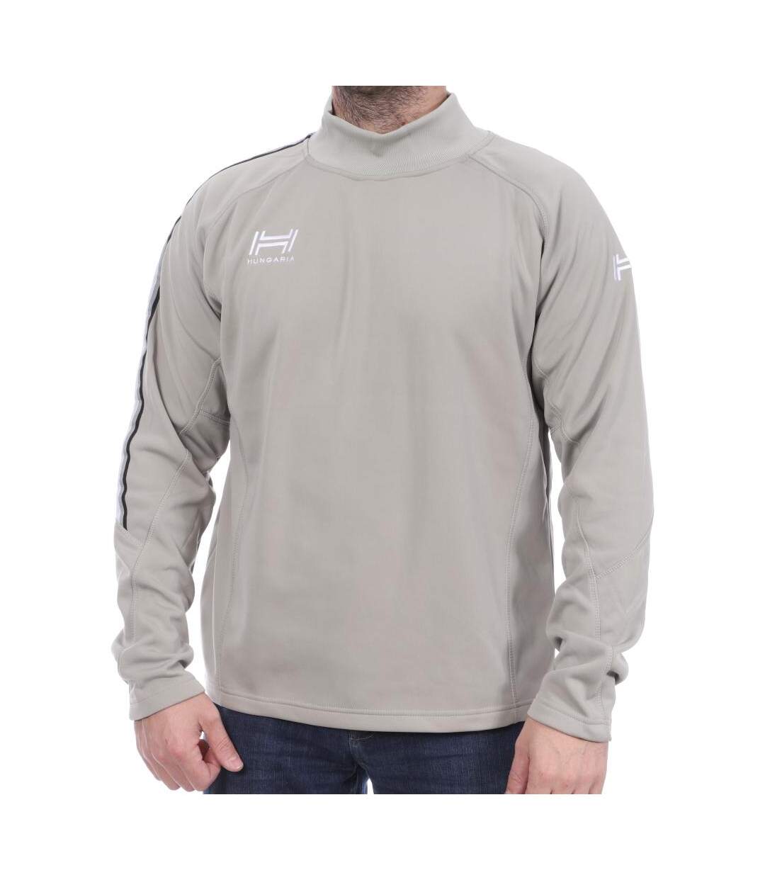 Sweat gris/noir homme Hungaria Training Pro 15 - L-1