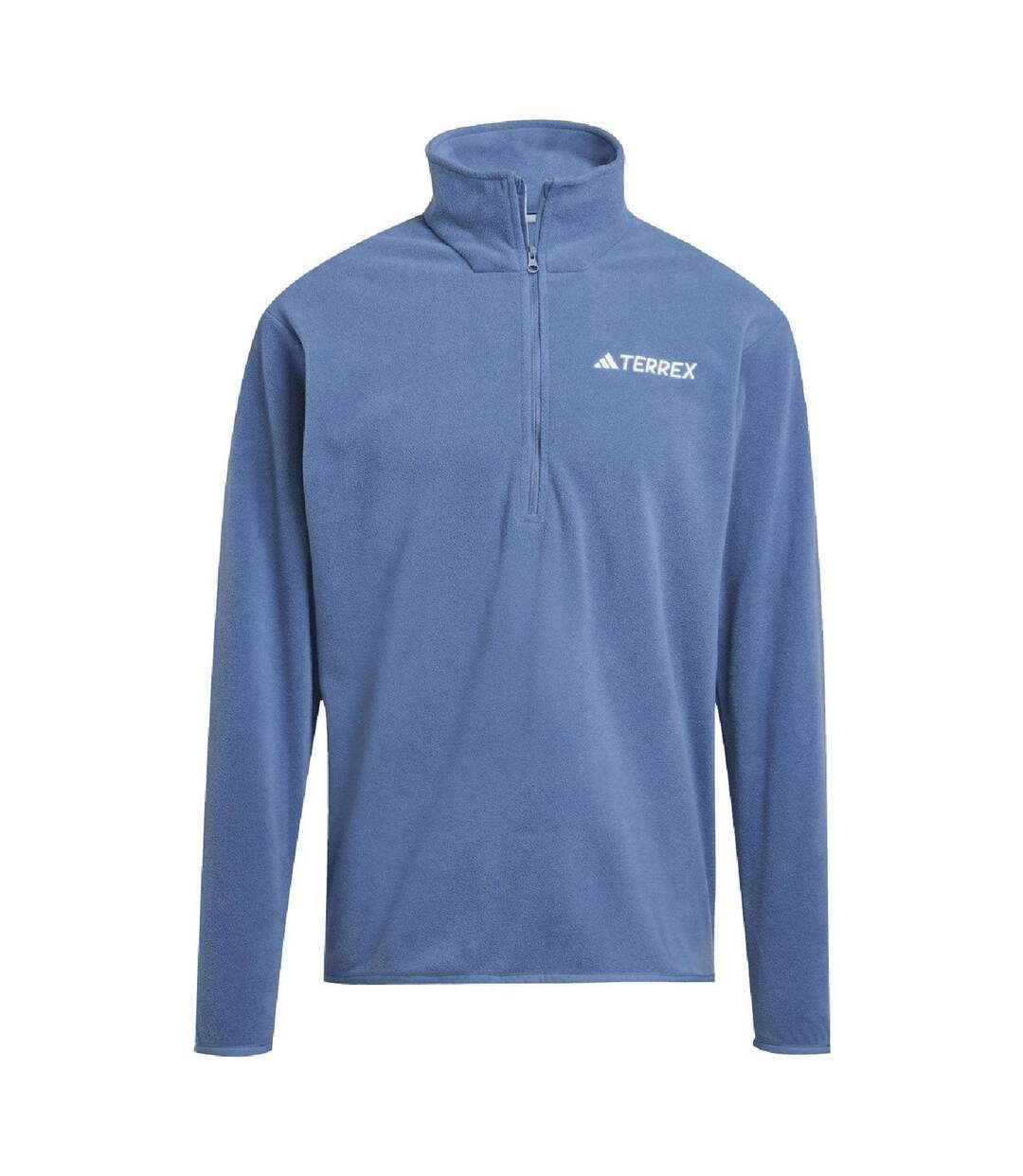 Mens Terrex Multi Essentials Half Zip Fleece Top Grey Adidas-2