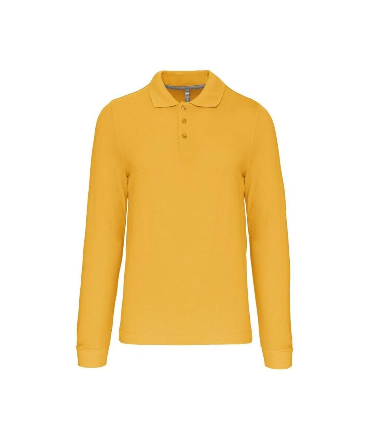 Polo manches longues - Homme - K243 - jaune