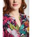 Robe courte évasée imprimé floral-3