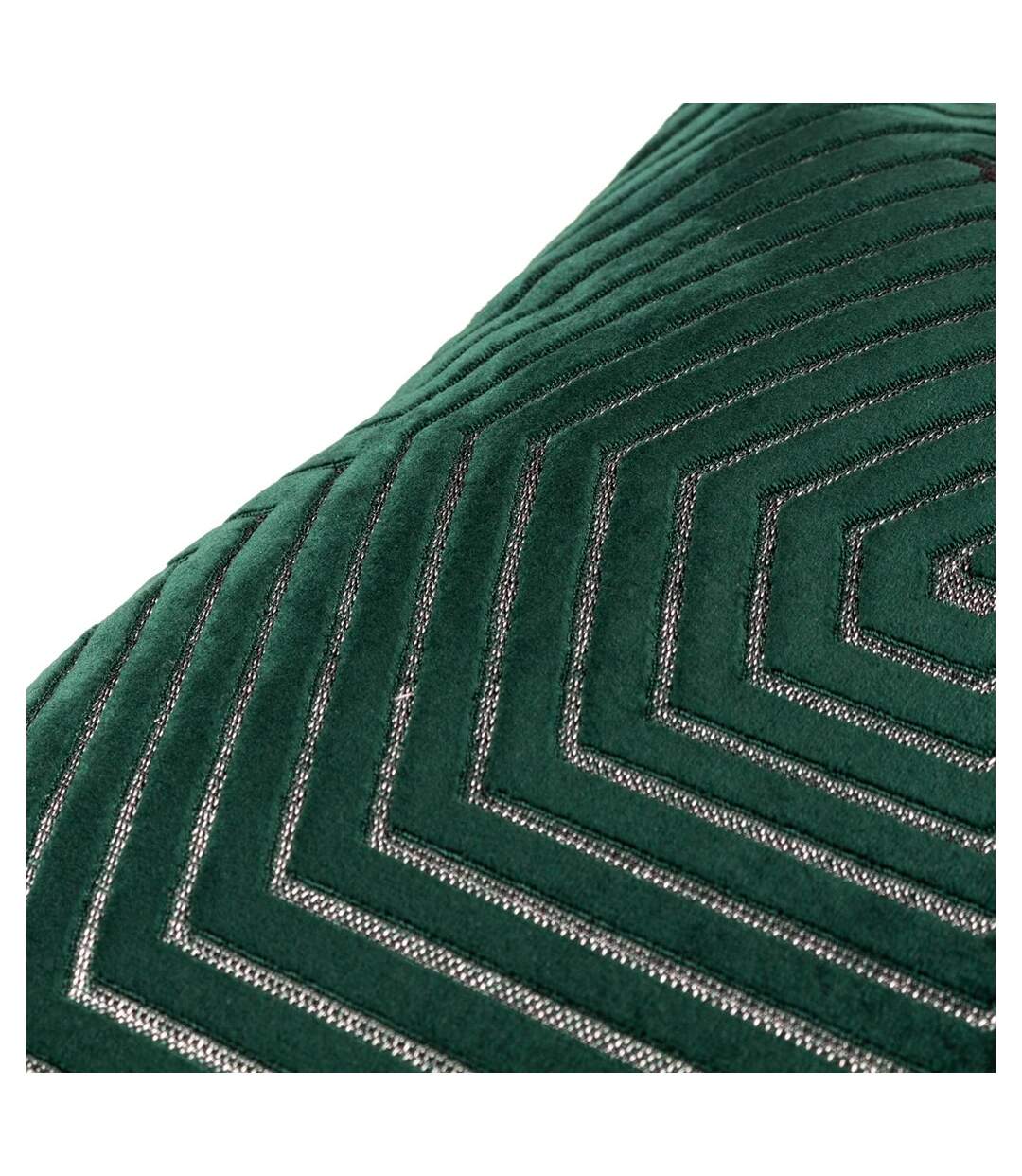 Evoke cut cushion cover 45cm x 45cm emerald Paoletti-4