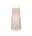 Womens/ladies Diveria Rhinestone Fringe Mini Dress Nude Pink Ted Baker-1