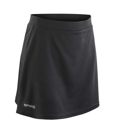 Spiro Womens/Ladies Plain Skort (Black) - UTPC6859