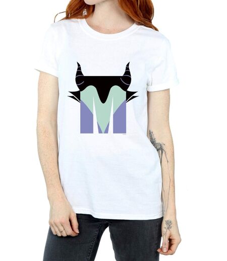 Disney - T-shirt ALPHABET M IS FOR MALEFICENT - Femme (Blanc) - UTBI16845