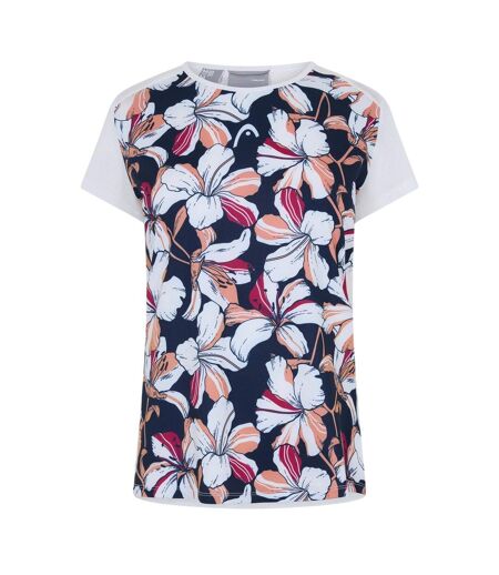 Womens/ladies Workout T-shirt Floral Head