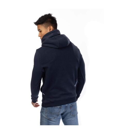 Mens Cotton Regular Hoodie Dark Navy Peter Werth