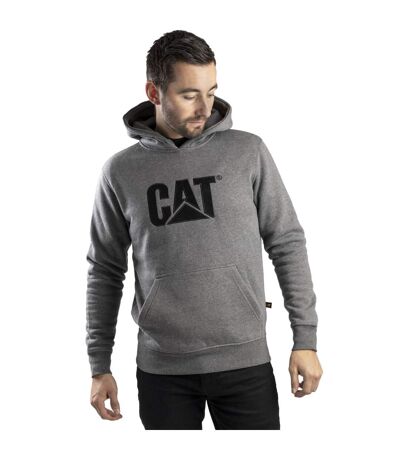 Caterpillar Trademark CW10646 Hooded Sweatshirt / Mens Sweatshirts (Heather Grey) - UTFS813