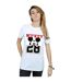 Disney Femmes/Ladies - Mickey Mouse Notorious Split Cotton Boyfriend T-Shirt (Blanc) - UTBI36246-2