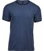 ***FDS 240123*** T-shirt manches courtes Homme bords contrastés - 5070 - bleu denim-2