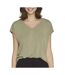 T-Shirt vert femme vila modala-1