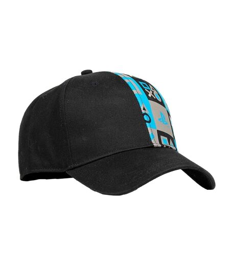 Casquette De Baseball Motif/style Logo Brodé Since Noir Bleu Playstation