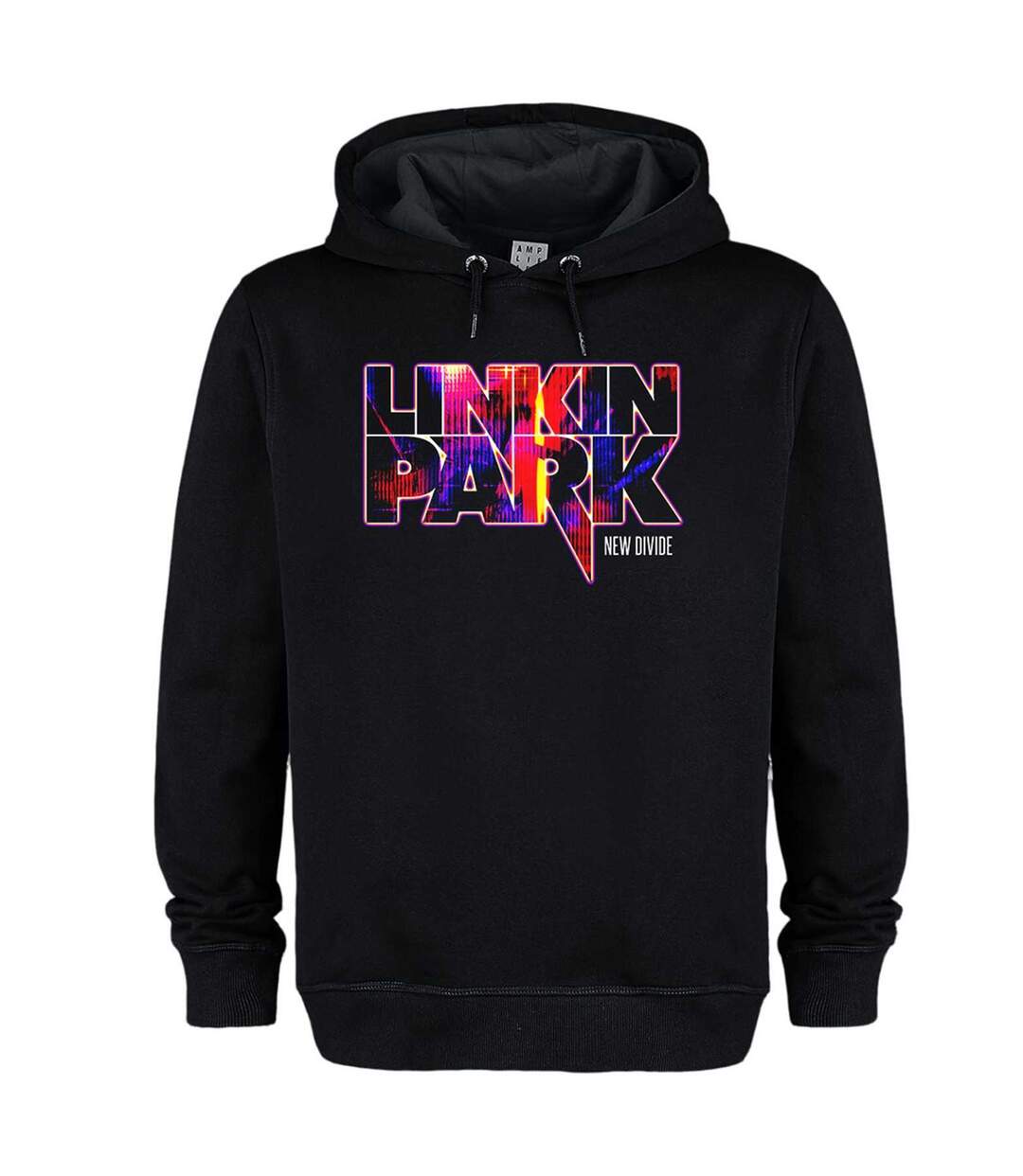 Sweat À Capuche New Divide Adulte Noir Amplified-1