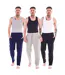 Pack Of 3  Mens Lounge Pants  Black Navy Grey Keanu-4