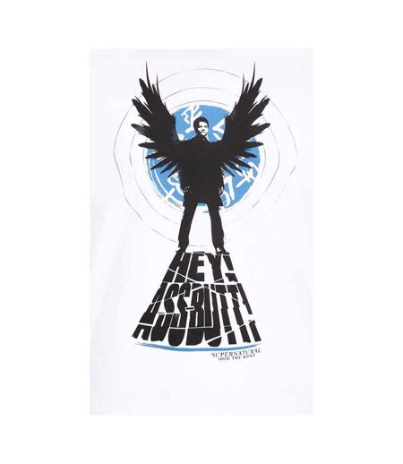 T-shirt assbutt adulte blanc Supernatural