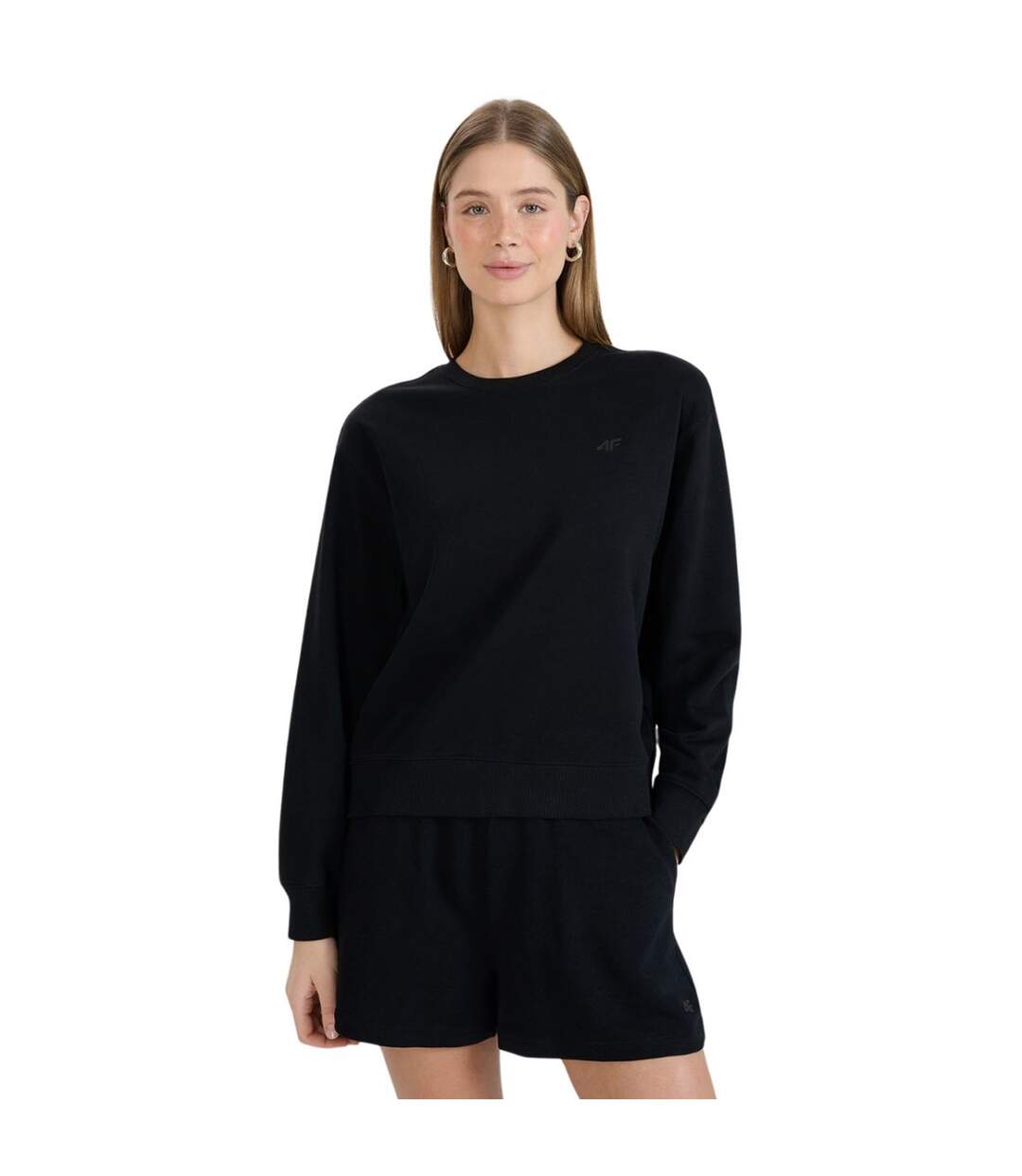 Sweat Wmm00tswsf1765 Femme Noir 4F-1
