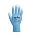A120 pu palm grip gloves s blue Portwest