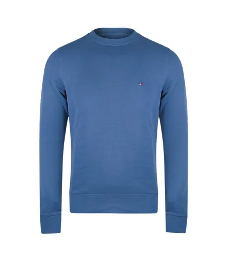 Sweat Motif/style Délavé Homme Bleu Tommy Hilfiger