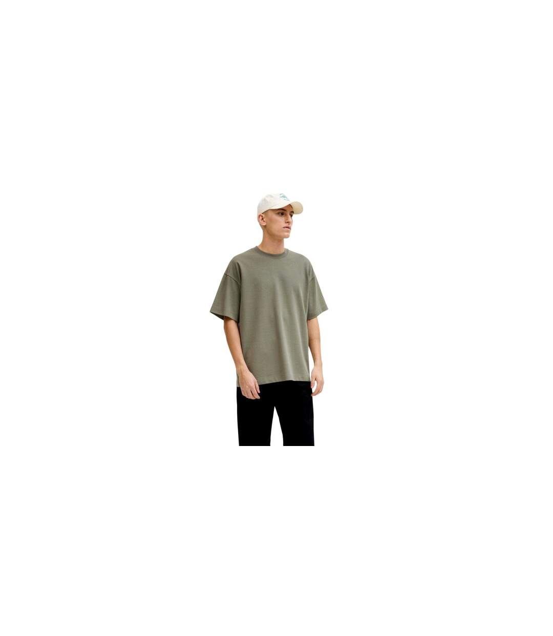 T-shirt Barron Homme Vétiver Jack And Jones-1