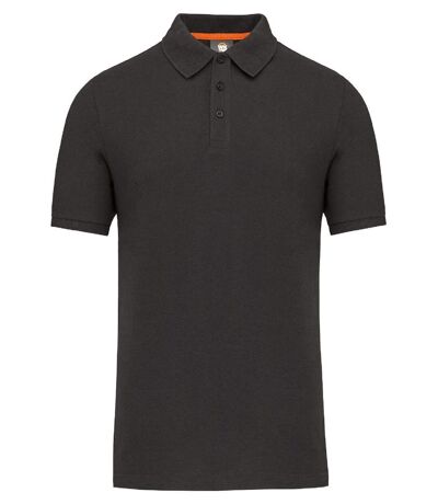 Polo de travail écoresponsable - Homme - WK207 - gris foncé