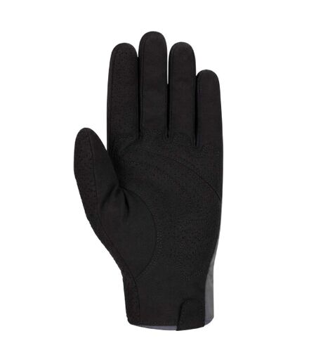 Brevet Suede Reflective Cycling Gloves Black Rapha