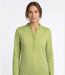 Tee-shirt MAYFLOWER DIMAGO3 manches longues : le style bi-matière vert anis-1