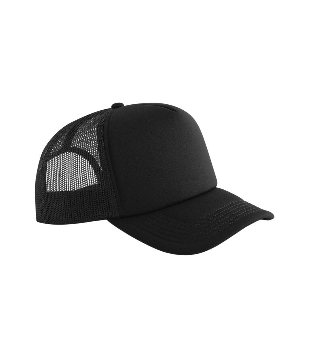 Casquette Trucker Unie Classic Noir Beechfield-1