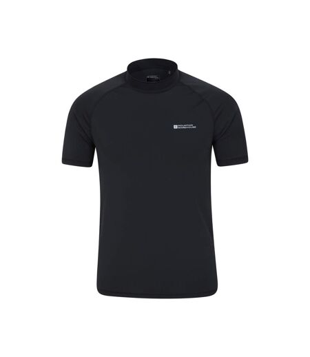 Mens Uv Protection Rash Top Black Mountain Warehouse