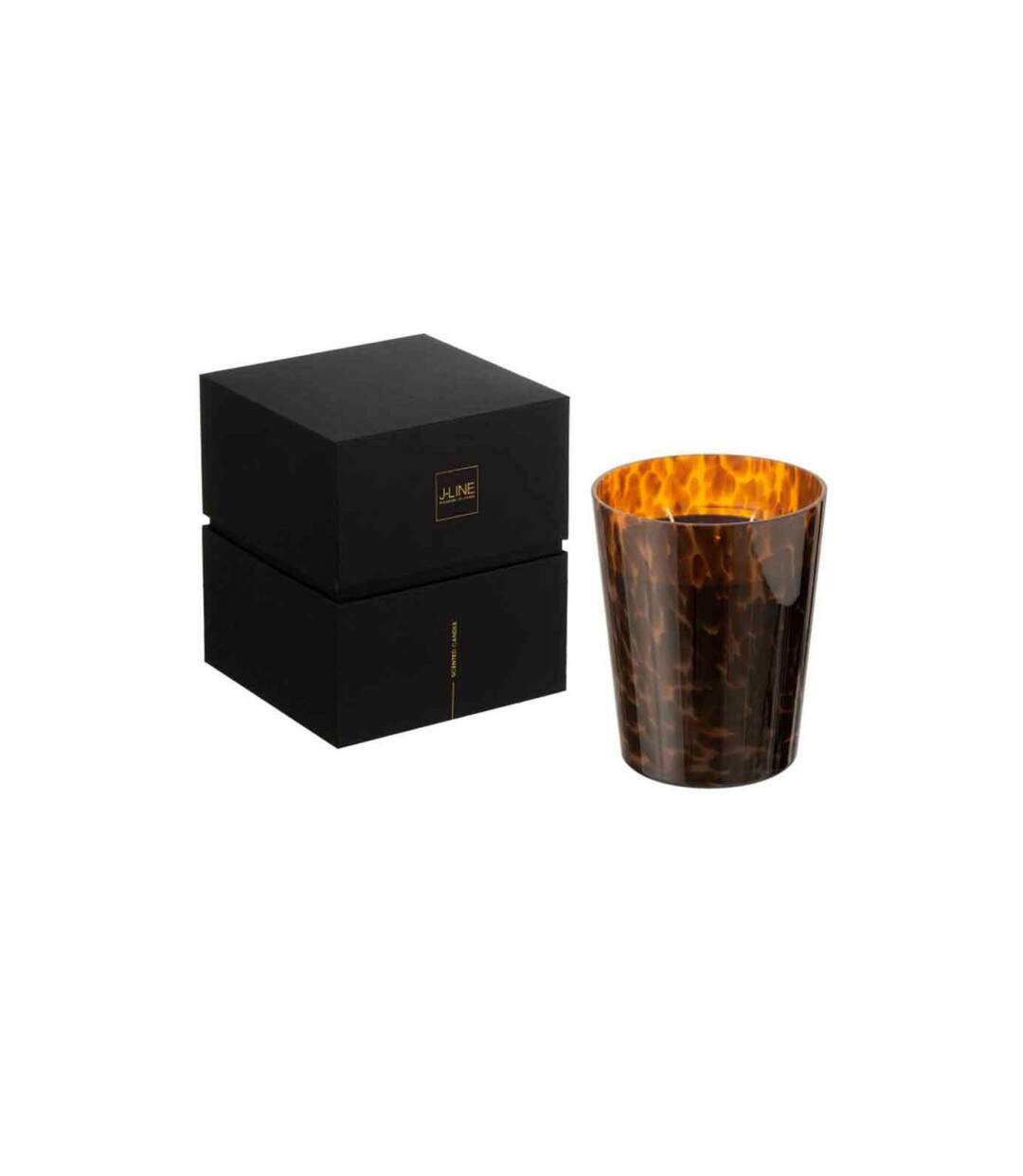 Bougie Parfumée Noa 16cm Bois de Santal Marron-2
