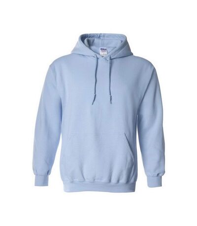 Sweatshirt à capuche unisexe bleu clair Gildan