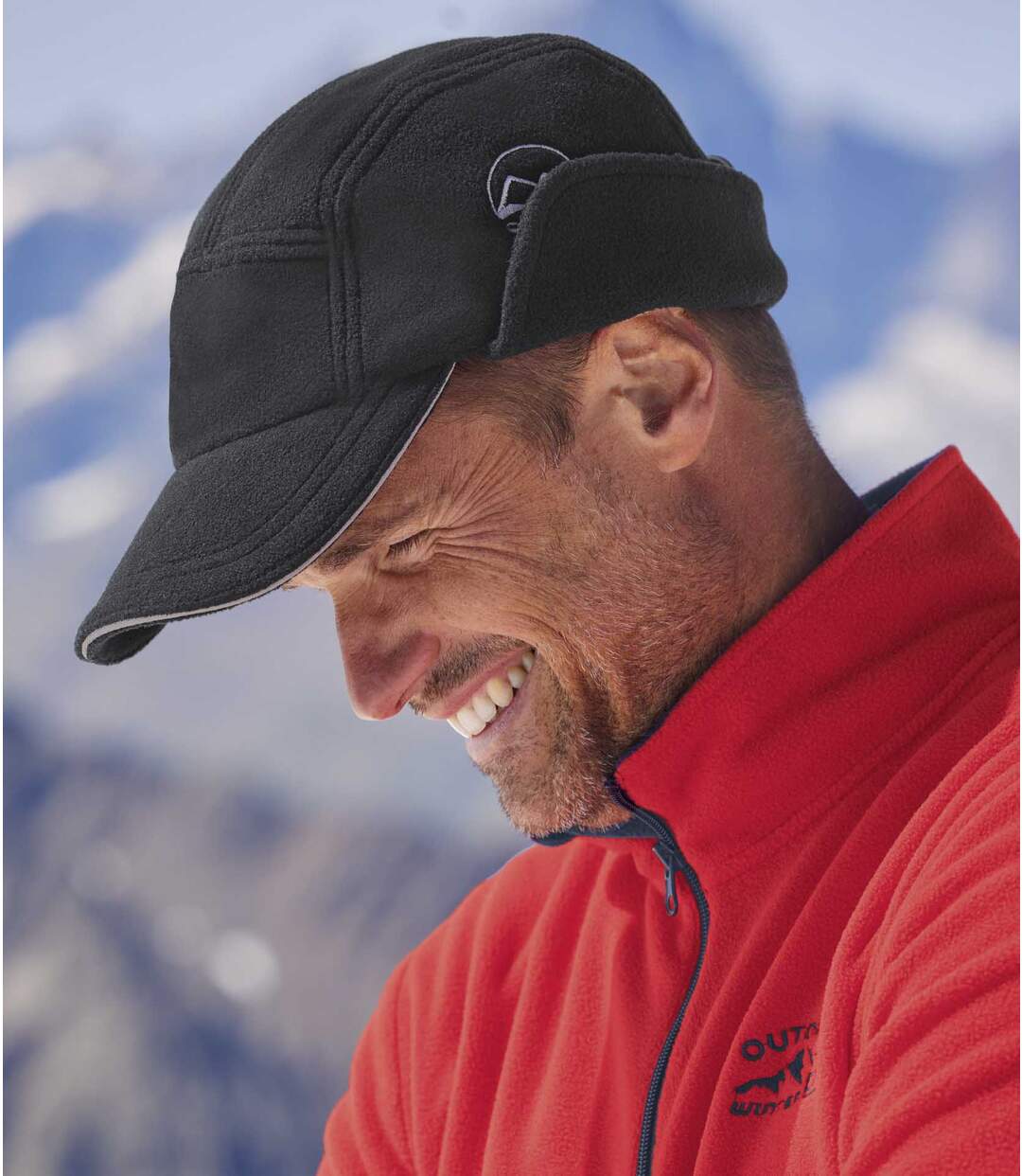 Men's Black Fleece Cap-3