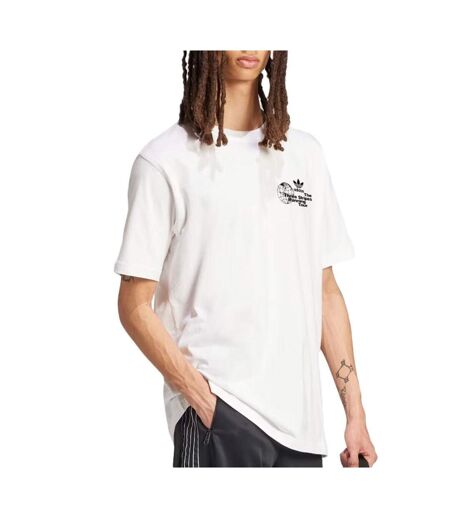 T-Shirt blanc homme adidas poster