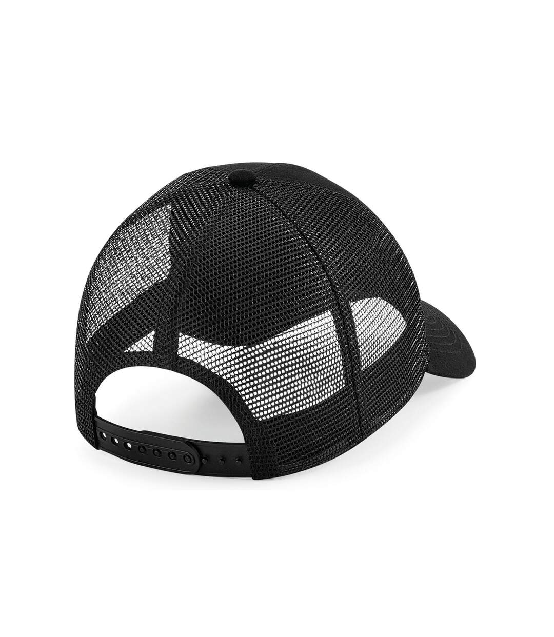 Casquette trucker adulte noir Beechfield-2