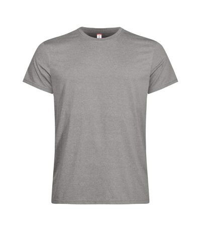 Mens Active T-shirt Grey Melange Clique