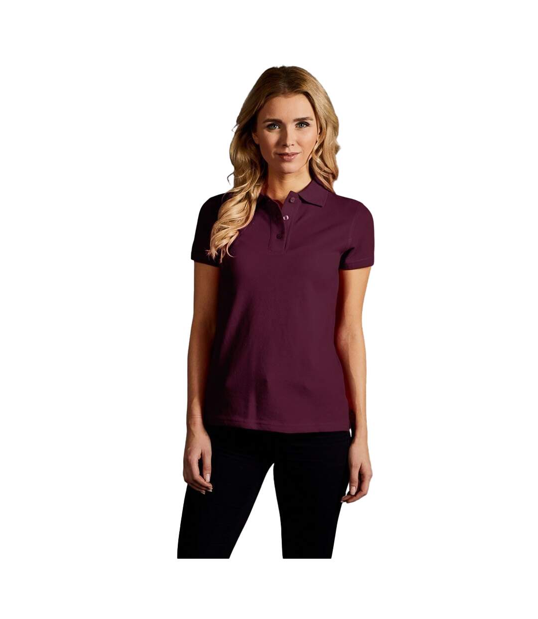 Polo Superior Femme Bordeaux Promodoro-1