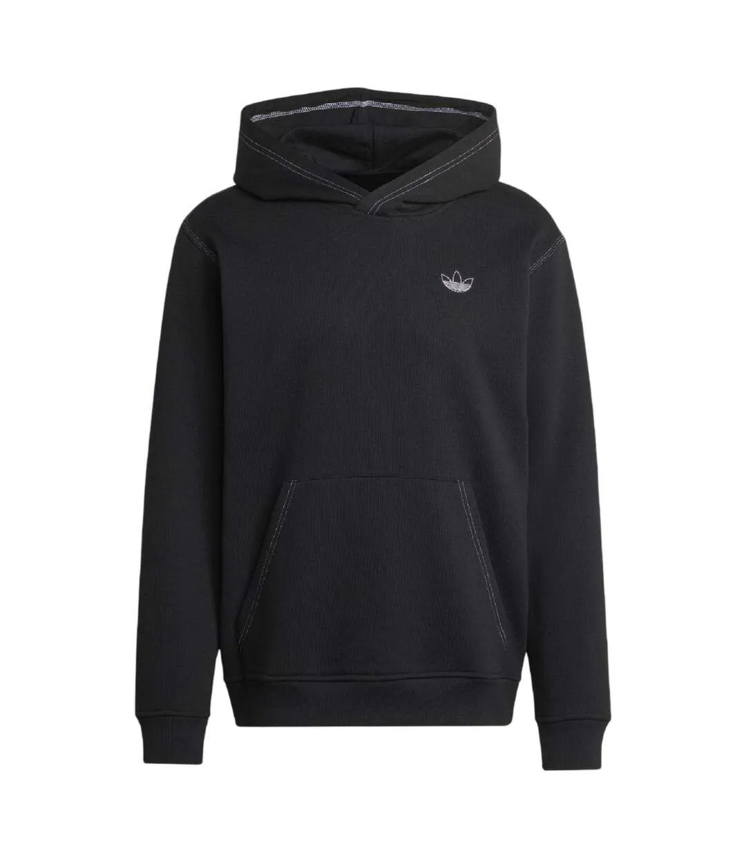 Mens Originals Script Hoodie Black Adidas-2