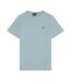 Mens pique t-shirt blue smoke Lyle & Scott