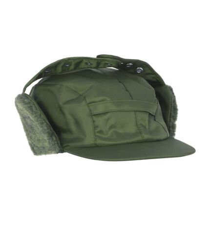 Mens Water Proof Thermal Trapper Hat With Ear Flaps (Bottle Green) - UTHA368