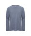 Unisex Adult Relaxed Fit Long-sleeved T-shirt Dusty Blue Cottover-1