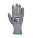 Unisex adult a622 mr pu palm cut resistant gloves xxl grey Portwest-2