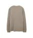Pull beige foncé homme teddy smith waffle-2