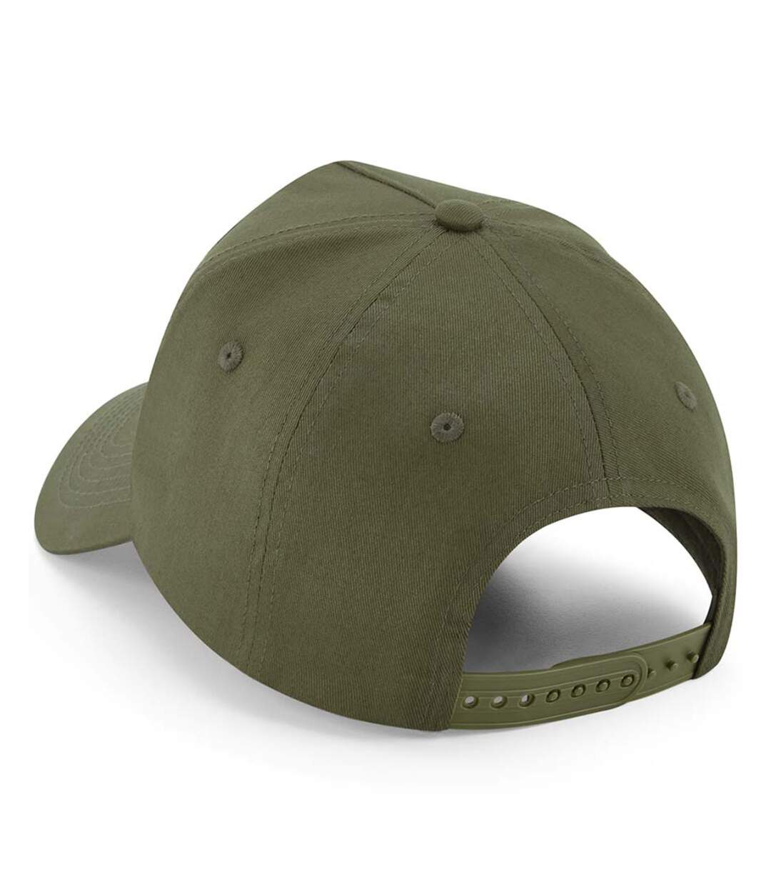 Casquette de baseball vert kaki Beechfield-2