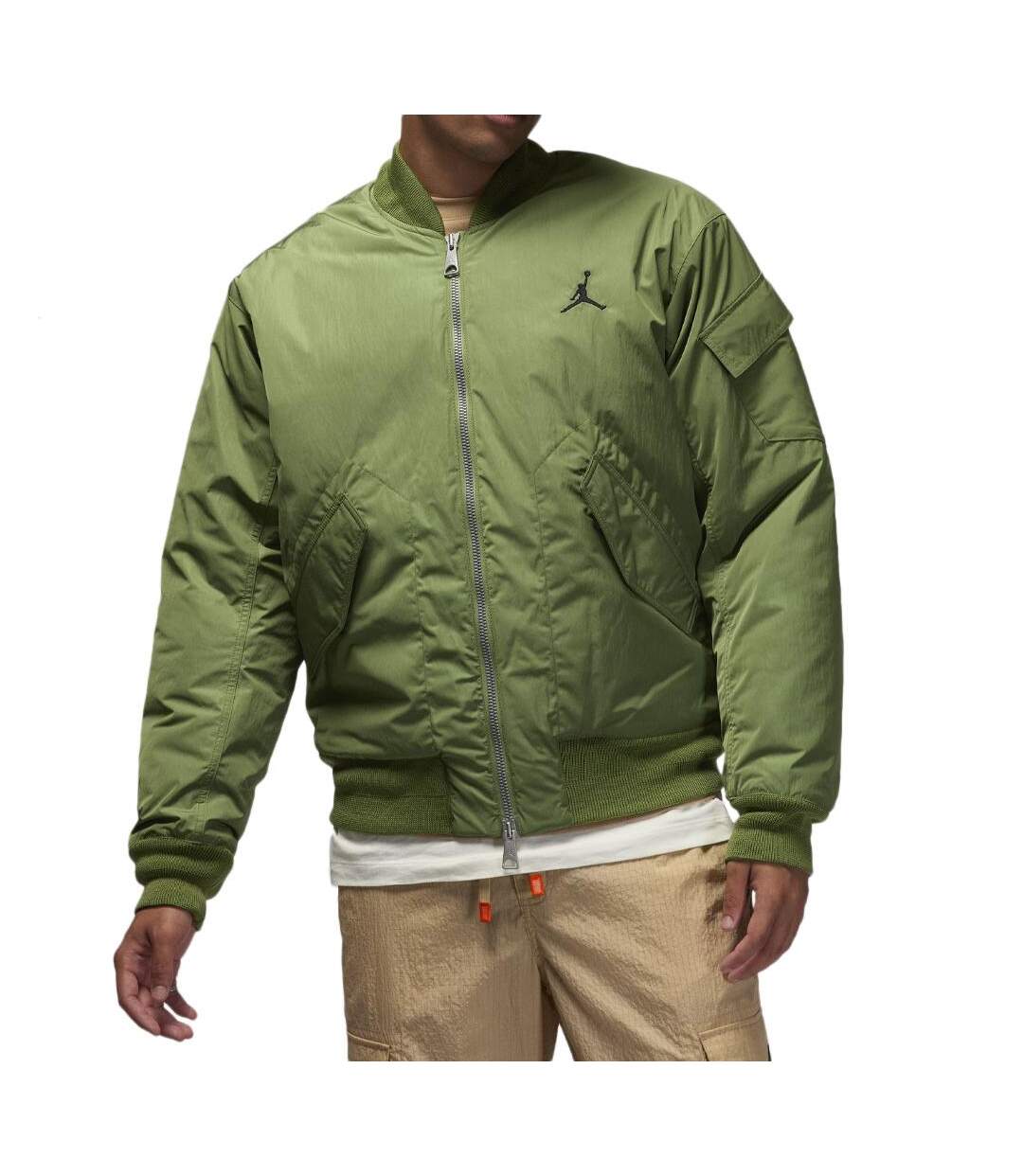 Veste Bomber Vert Homme Nike Eco Renegade - L-1