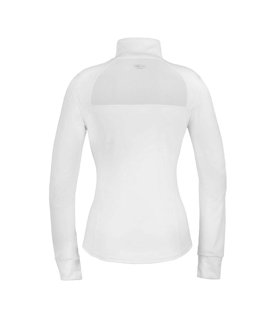 Womens/ladies Fitness Jacket White Spiro-2