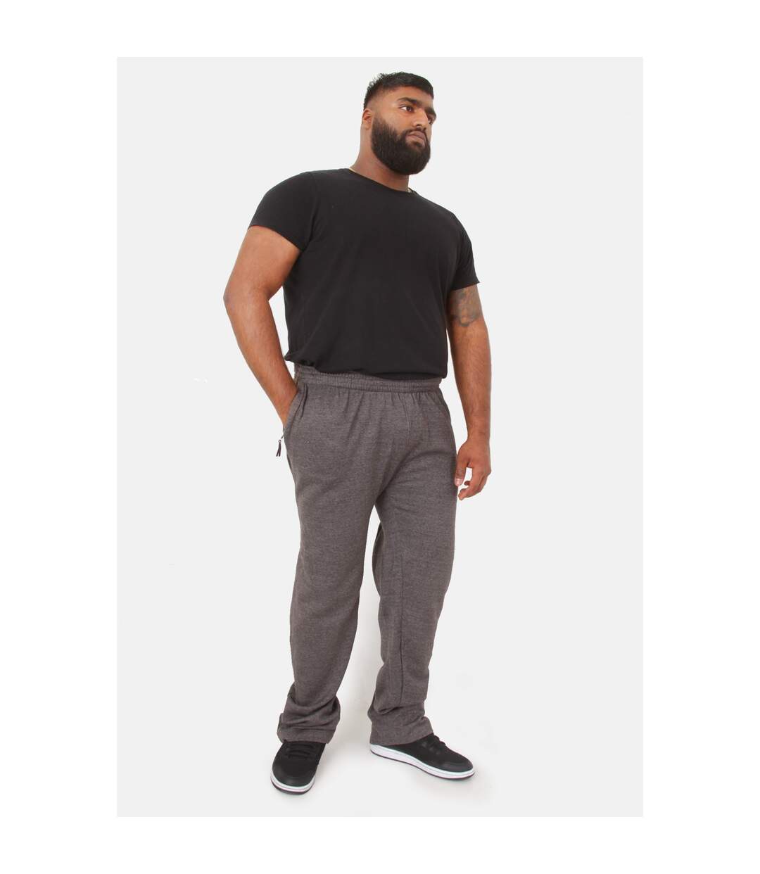 Pantalon de jogging d555 albert rockford homme gris Duke-3