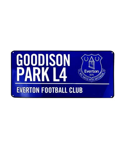 Everton FC Panneau de rue officiel (Bleu) (One Size) - UTTA1021