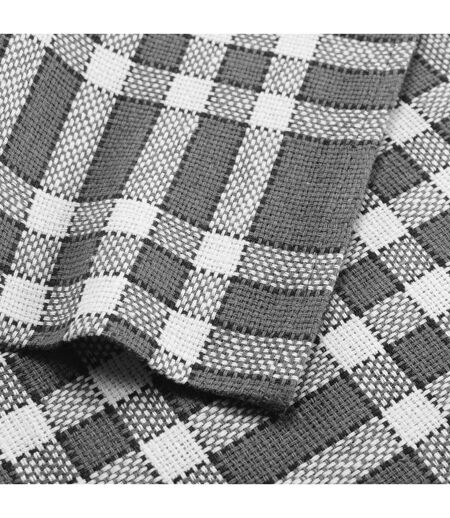 Lot de 3 Serviettes de Table Traditio 45x45cm Anthracite