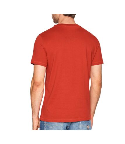 T-shirt Rouge Homme Guess Aidy